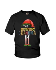 The Sewing Grandma ELF Christmas Youth T-Shirt tile