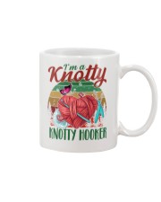 I'm A Knotty Knotty Hooker Crochet Mug tile