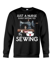 Just A Nurse Easily DIstracted By Sewing Crewneck Sweatshirt tile