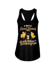 Buy Local Honey And Support Beekeepers Ladies Flowy Tank tile