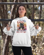 I'm Type Of Girl Perfectly Happy With Cat Yarn Hooded Sweatshirt apparel-hooded-sweatshirt-lifestyle-05