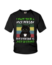 I Want To Be A Nice Person Youth T-Shirt tile