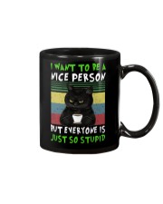 I Want To Be A Nice Person Mug tile