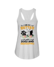 Life Is Better With Dogs And Beekeeping Ladies Flowy Tank tile