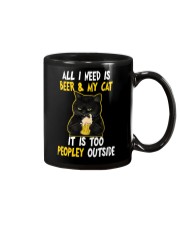 All I Need Is Beer And My Cat Mug tile