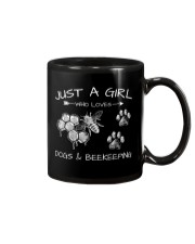 Just A Girl Who Loves Dogs And Beekeeping Mug tile