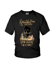 Beautiful thing come together one stitch at a time Youth T-Shirt tile