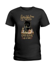 Beautiful thing come together one stitch at a time Ladies T-Shirt tile