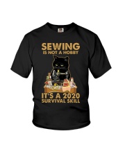 Sewing Is Not A Hobby It's A 2020 Survival Skill Youth T-Shirt tile