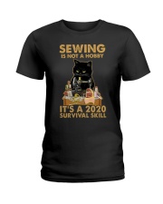 Sewing Is Not A Hobby It's A 2020 Survival Skill Ladies T-Shirt tile