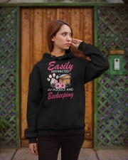 Easily Distracted By Poodle And Beekeeping Hooded Sweatshirt apparel-hooded-sweatshirt-lifestyle-02