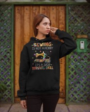 Sewing Is Not A Hobby It's A 2020 Survival Skill Hooded Sweatshirt apparel-hooded-sweatshirt-lifestyle-02