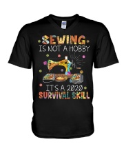 Sewing Is Not A Hobby It's A 2020 Survival Skill V-Neck T-Shirt tile