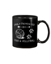 Easily Distracted By Dogs And Volleyball Mug tile
