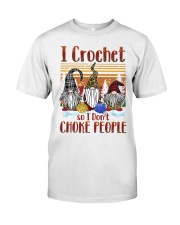 I Crochet So I Don't Choke People Classic T-Shirt tile