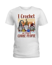 I Crochet So I Don't Choke People Ladies T-Shirt tile