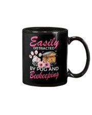 Easily Distracted By Pug And Beekeeping Mug tile