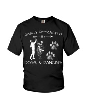 Easily Distracted By Dogs And Dancing Youth T-Shirt tile