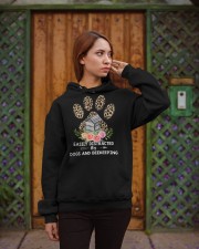 Easily Distracted By Dogs And Beekeeping Hooded Sweatshirt apparel-hooded-sweatshirt-lifestyle-02