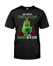 All I Need Is Yarn And My Cat Classic T-Shirt tile