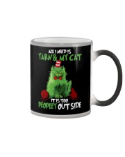 All I Need Is Yarn And My Cat Color Changing Mug tile