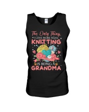 The Only Thing I Love More Than Knitting Unisex Tank tile