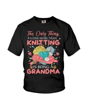 The Only Thing I Love More Than Knitting Youth T-Shirt tile