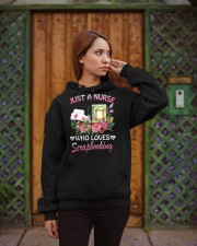 Just A Nurse Who Loves Scrapbooking Hooded Sweatshirt apparel-hooded-sweatshirt-lifestyle-02