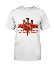 Jesus Saved My Life Classic T-Shirt front