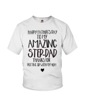 Happy Father's Day To My Amazing Step-Dad Youth T-Shirt thumbnail