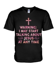 Talking About Jesus V-Neck T-Shirt thumbnail