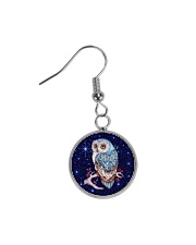 I LOVE OWL Circle Earrings thumbnail