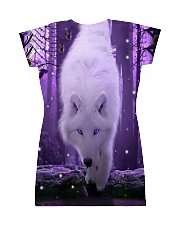 I LOVE WOLF All-over Dress back