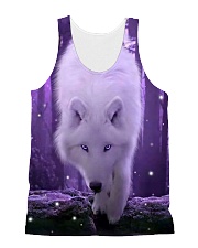 I LOVE WOLF All-over Unisex Tank thumbnail