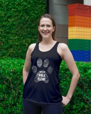 I LOVE DOG Ladies Flowy Tank lifestyle-bellaflowy-tank-front-2