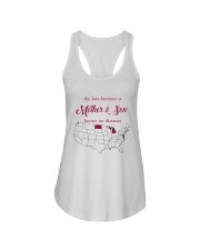 MICHIGAN NORTH DAKOTA THE LOVE MOTHER AND SON Ladies Flowy Tank thumbnail