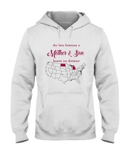 MICHIGAN NORTH DAKOTA THE LOVE MOTHER AND SON Hooded Sweatshirt thumbnail