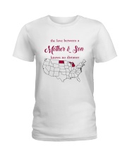 MICHIGAN NORTH DAKOTA THE LOVE MOTHER AND SON Ladies T-Shirt thumbnail