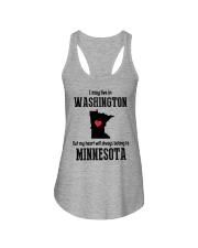LIVE IN WASHINGTON BUT BELONG TO MINNESOTA Ladies Flowy Tank thumbnail