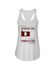 JUST AN ALABAMA GIRL IN A PENNSYLVANIA WORLD Ladies Flowy Tank thumbnail