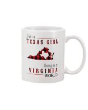 JUST A TEXAS GIRL IN A VIRGINIA WORLD Mug thumbnail