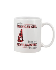 JUST A MICHIGAN GIRL IN A NEW HAMPSHIRE WORLD Mug thumbnail