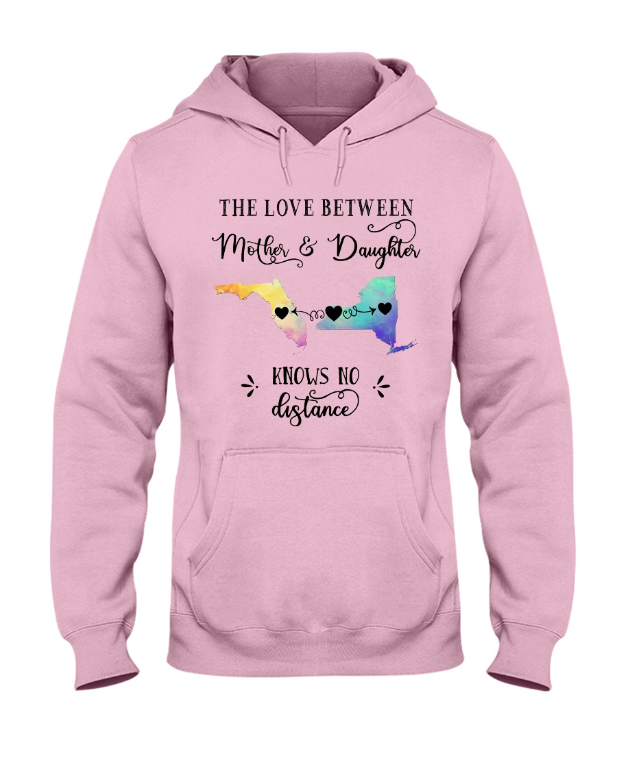 FLORIDA NEW YORK THE LOVE MOTHER AND DAUGHTER Hooded Sweatshirt