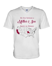 MISSOURI CALIFORNIA THE LOVE MOTHER AND SON V-Neck T-Shirt thumbnail