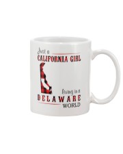 JUST A CALIFORNIA GIRL IN A DELAWARE WORLD Mug thumbnail