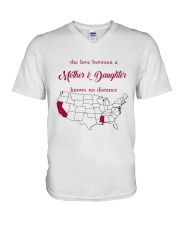 CALIFORNIA MISSISSIPPI - MOTHER AND DAUGHTER V-Neck T-Shirt thumbnail
