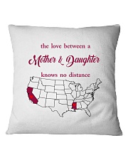 CALIFORNIA MISSISSIPPI - MOTHER AND DAUGHTER Square Pillowcase thumbnail
