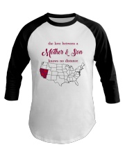 CALIFORNIA NEVADA THE LOVE MOTHER AND SON Baseball Tee thumbnail