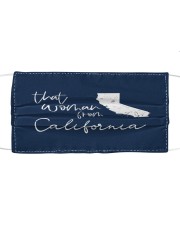 THAT WOMAN FROM CALIFORNIA Cloth face mask thumbnail