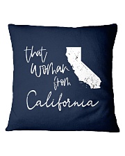 THAT WOMAN FROM CALIFORNIA Square Pillowcase thumbnail